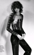Mica Arganaraz nude in Vogue FR