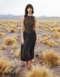 Mica Arganaraz in see  through