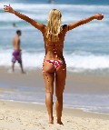 Michelle Hunziker in bikini