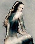 Miley Cyrus nude in Maison Margiela AW25 collection