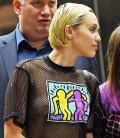 Miley Cyrus in see  through