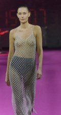 Nadja Bender in see  through