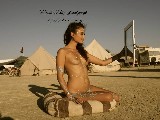 Nathalie Kelley nude in Burning Man 2014