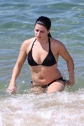 Neve Campbell in On the beach
