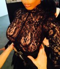 Nicki Minaj in see  through