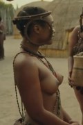 Nomzamo Mbatha nude in Shaka iLembe