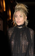 Paris Jackson in see  through