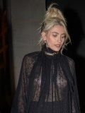 Paris Jackson in see  through