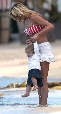 Penny Lancaster in bikini