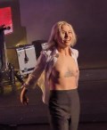 Phoebe Bridgers nude in boob flash