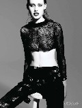 Queeny van der Zande nude in Black