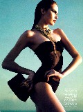 Rachel Clark nude in Harper's Bazaar