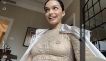 Rachel Zegler in see  through