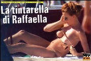 Raffaella Berge nude in Topless sunbathing
