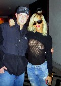 Rihanna in see  through