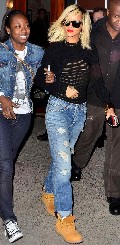 Rihanna in see  through