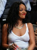 Rihanna in see  through