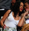 Rihanna in see  through
