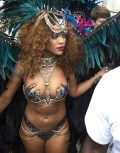Rihanna nude in Nip slip