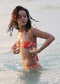 Rihanna in see  through