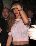 Rihanna in see  through