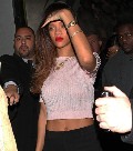 Rihanna in see  through
