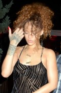 Rihanna in see  through