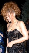 Rihanna in see  through