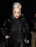 Rita Ora in see  through
