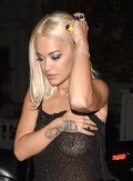 Rita Ora in see  through