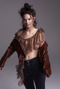 Lily James nude in photo shoot