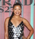 Storm Reid in see  through