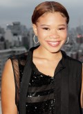 Storm Reid in see  through
