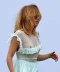 Suki Waterhouse in see  through