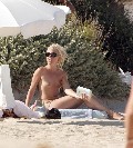 Tamara Beckwith nude in Topless sunbathing
