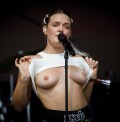 Tove Lo nude in boob flash