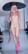 Tree Carr nude in London fashion week