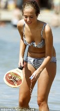 Tulisa Contostavlos in Ibiza