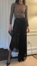 Vittoria Ceretti in see  through