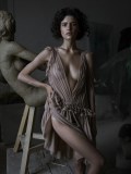 Iana Godina nude in Vogue UA