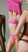Zara Larsson in Main Rose Lingerie