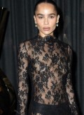Zöe Kravitz in see  through