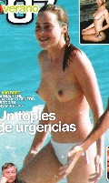 Alicia Bogo nude in topless at the beach