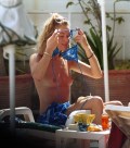 Amanda Holden nude in Topless sunbathing