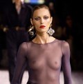 Anja Rubik in see  through