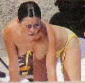 Anna Friel nude in Topless sunbathing