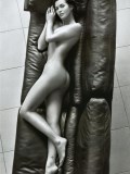 Megan Gale nude in 2001 Calendar