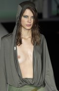 Agota Varga nude in see  through