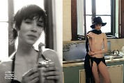 Edie Campbell nude in Vogue IT