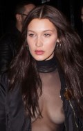 Bella Hadid in see  through
